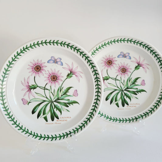 Portmeirion Botanic Garden Treasure Flower Salad Plate, Set of 2