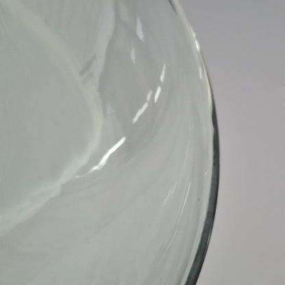 Vintage Pale Green Glass 9" Serving Bowl
