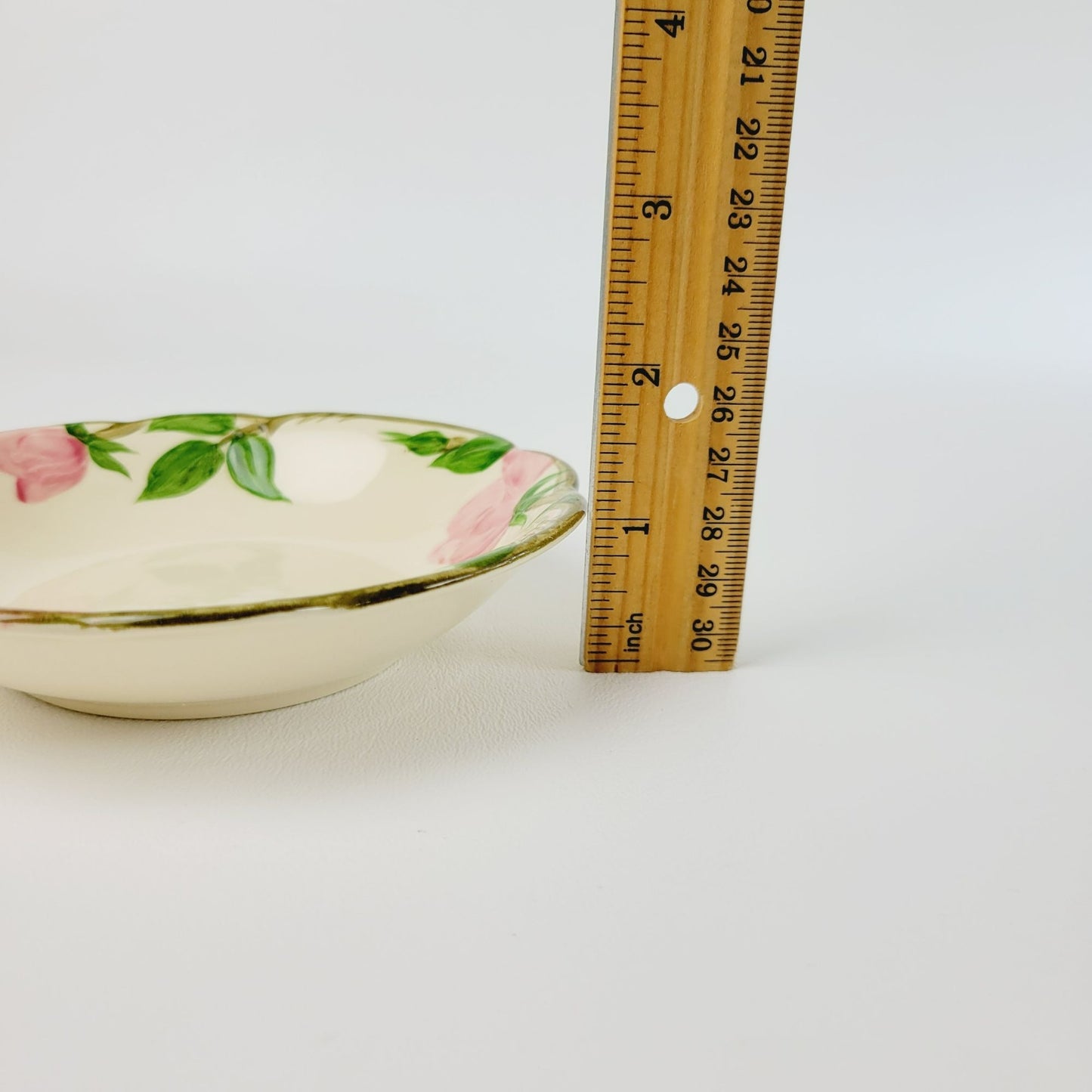 Franciscan Desert Rose Dessert Bowl Set of 2, c.1949-53, USA Back Stamp