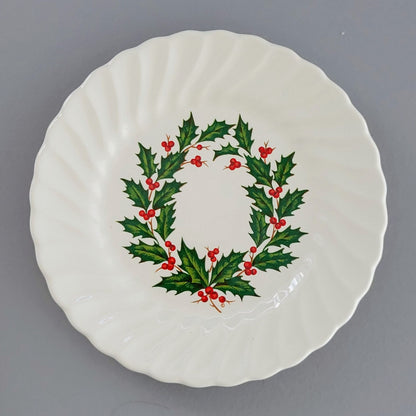 Scio Holly Berry Bread Plate, Set of 4