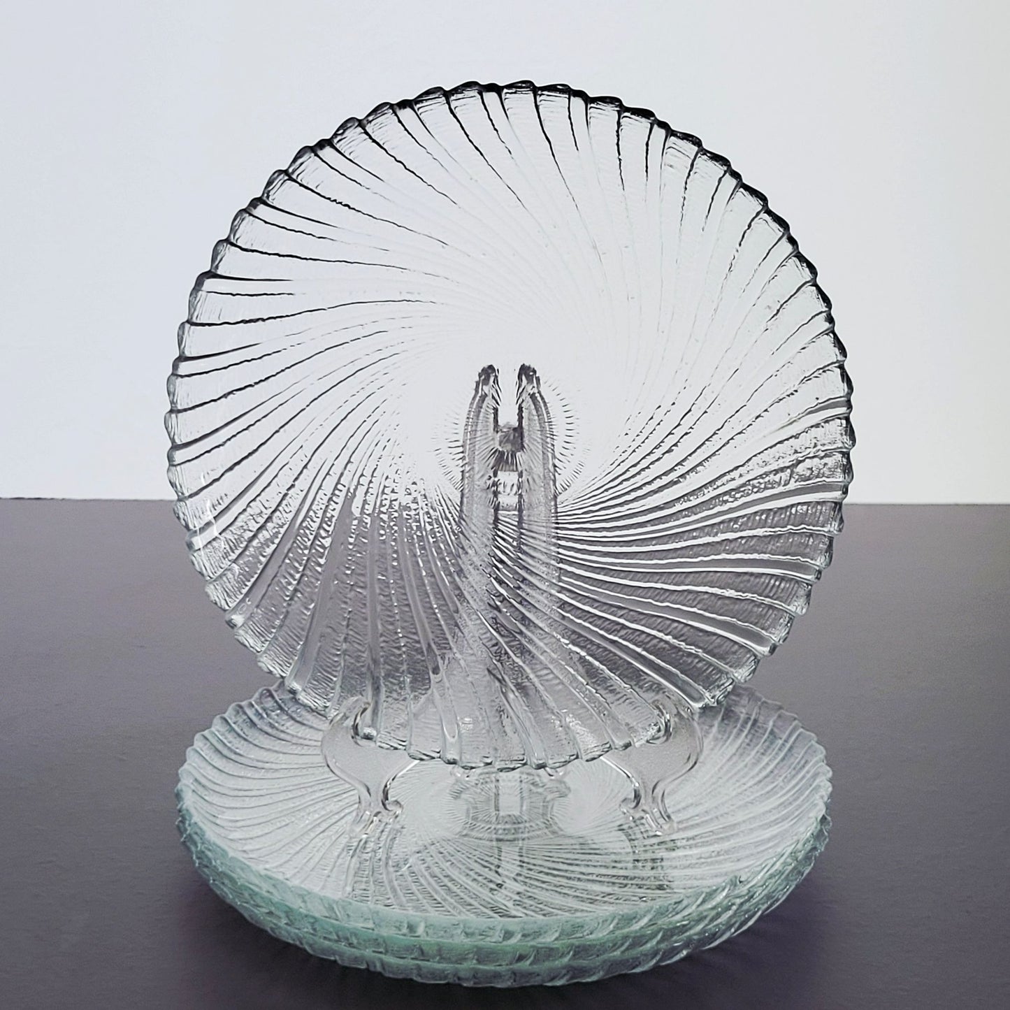 Arcoroc Seabreeze Glass Salad Plate, Set of 4, Made in France