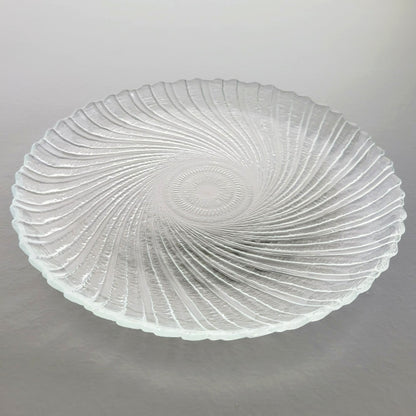 Arcoroc Seabreeze Glass Salad Plate, Set of 4, Made in France