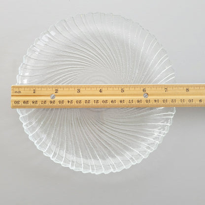 Arcoroc Seabreeze Glass Salad Plate, Set of 4, Made in France