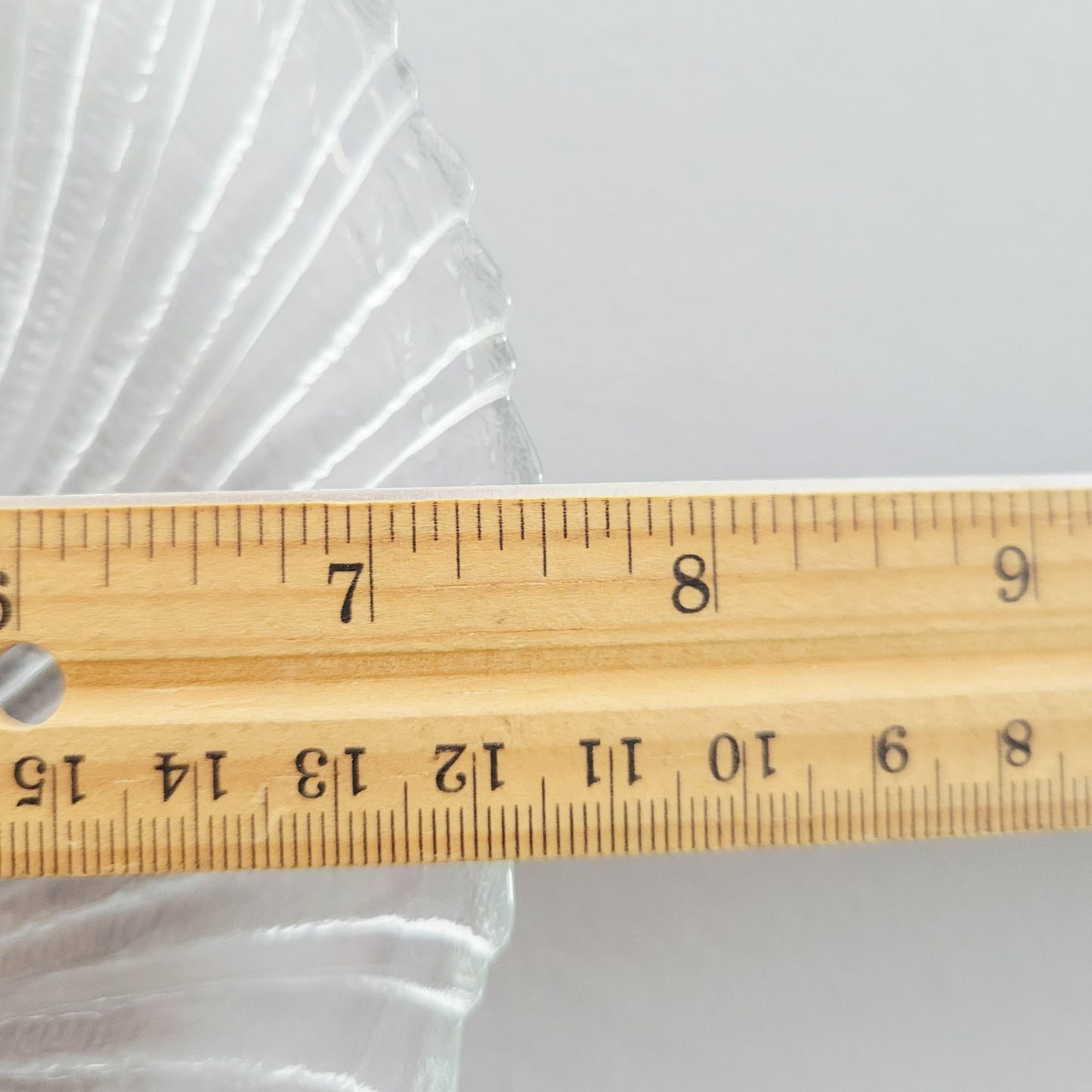 Arcoroc Seabreeze Glass Salad Plate, Set of 4, Made in France