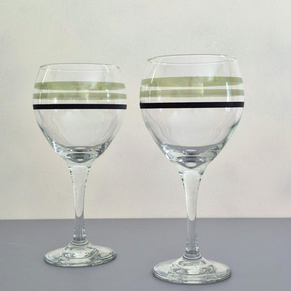 Pfaltzgraff "Sphere" Water Goblet Set of 2, c.2001-07