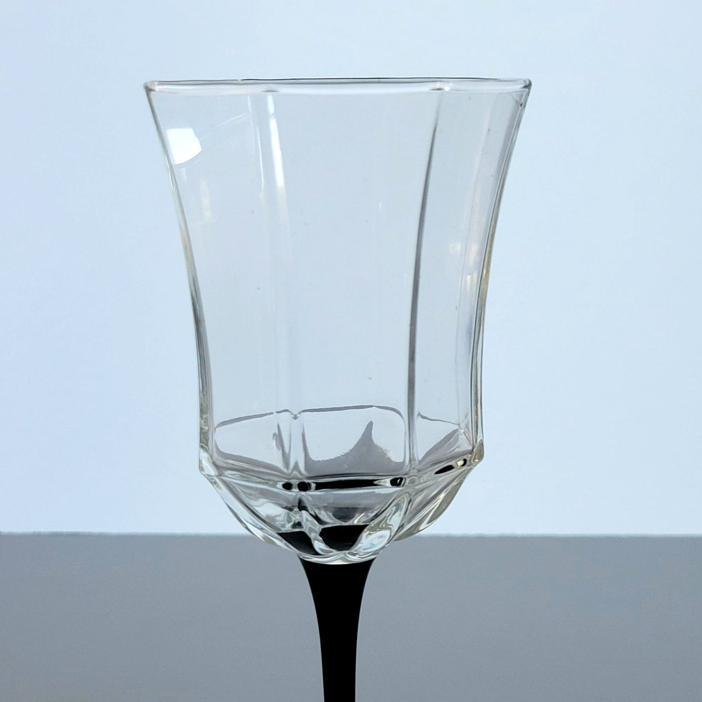 Luminarc Black Octime Wine Glass Set of 4, Made in France