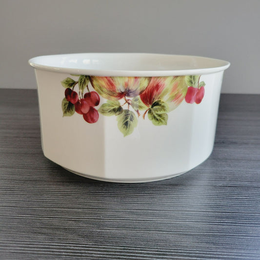 Royal Doulton Vintage Grape 9" Salad Serving Bowl c.1990s England Fruit Fall Dinnerware