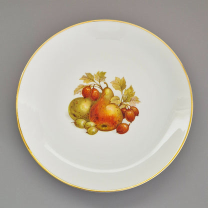 Bareuther Pear & Grape Dinner Plates, c.1970-90s Germany