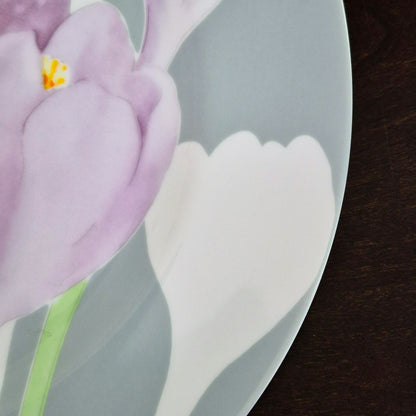 Mikasa "Spring Crocus" Dinner Plate Set of 2, c.1984-87 Japan