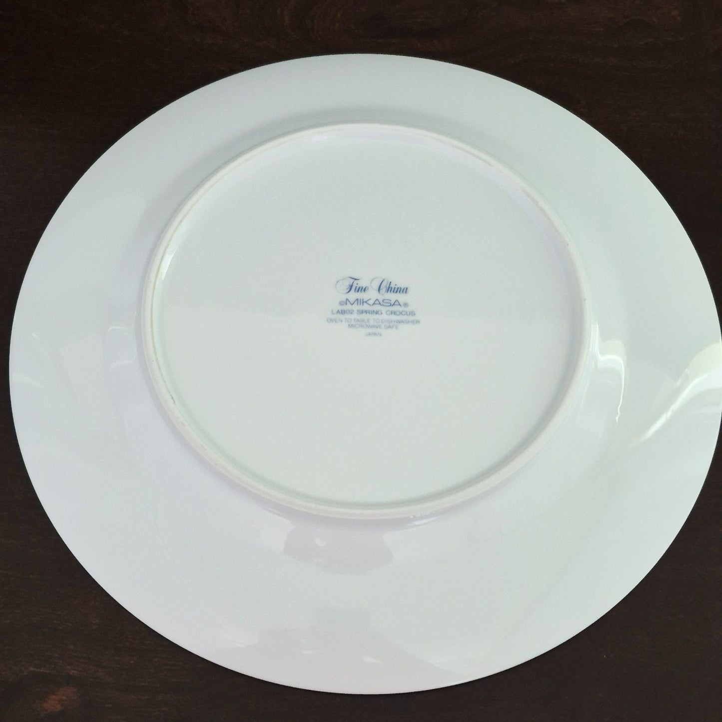 Mikasa "Spring Crocus" Dinner Plate Set of 2, c.1984-87 Japan