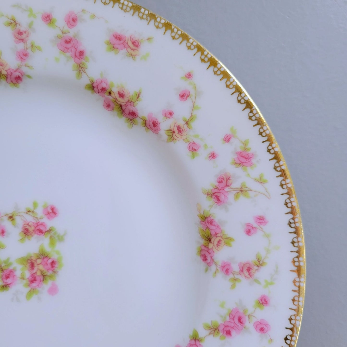 AP Austria Bridal Rose Tapestry Salad Plate, Set of 2