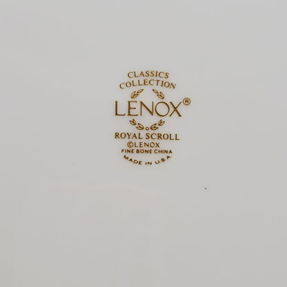 Lenox Royal Scroll Dinner Plate, USA Made