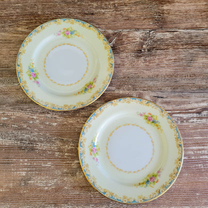 Rose China Noritake RO1 Bread Plate, Set of 2, c.1945-48 Occupied Japan