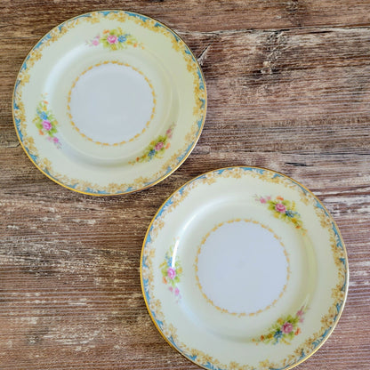 Rose China Noritake RO1 Bread Plate, Set of 2, c.1945-48 Occupied Japan