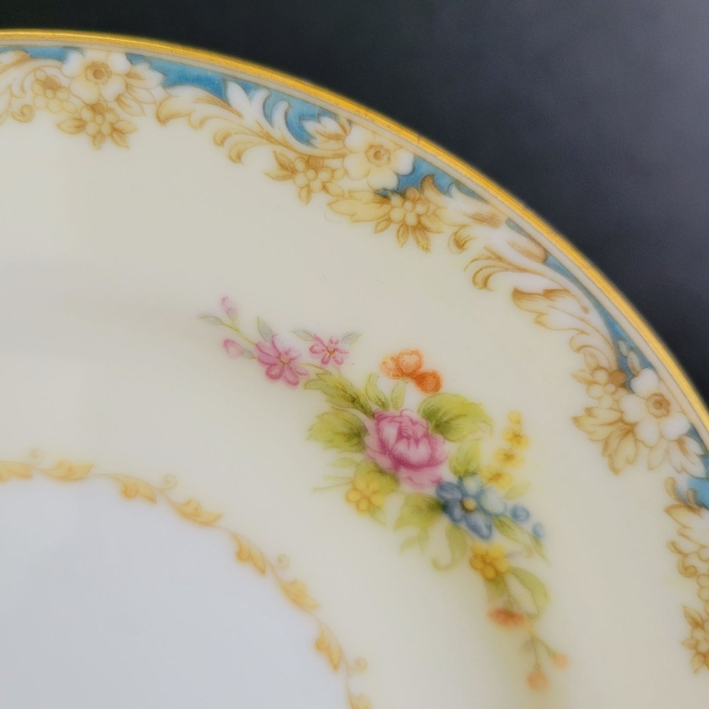 Rose China Noritake RO1 Bread Plate, Set of 2, c.1945-48 Occupied Japan