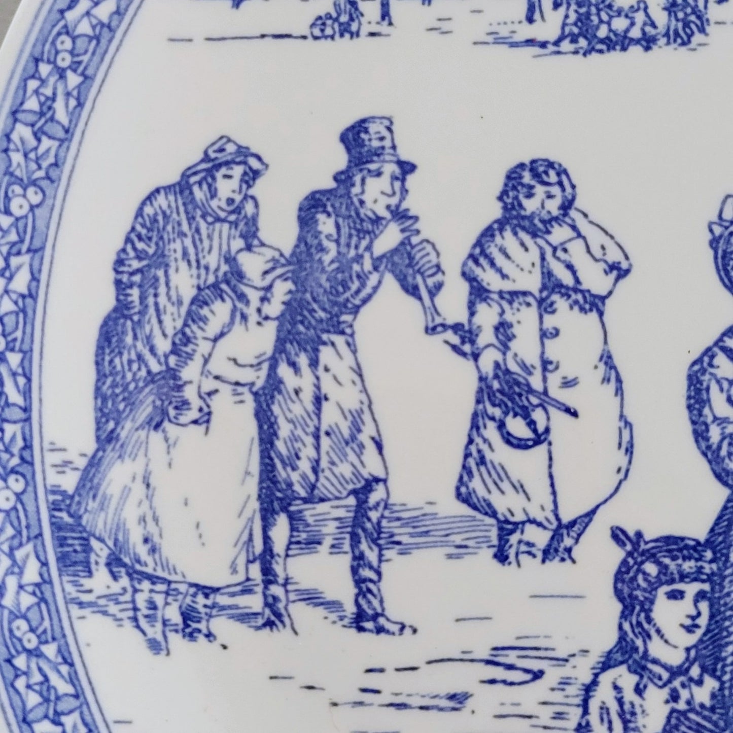 Spode Blue Room Victorian Annual Christmas Plate 1999, Made in England