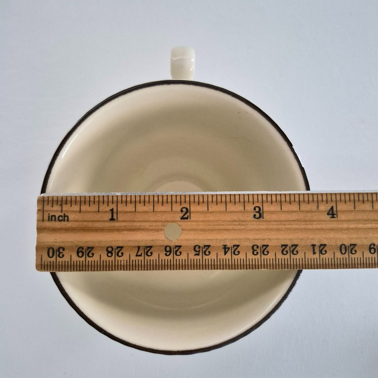 Wood & Sons "Colonial Rose Blue" Cup & Saucer, Made in England