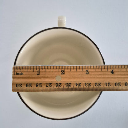 Wood & Sons "Colonial Rose Blue" Cup & Saucer, Made in England