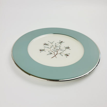 Lenox Kingsley Salad Plate, Platinum Trim, c.1954-79 USA