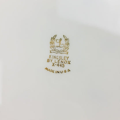 Lenox Kingsley Salad Plate, Platinum Trim, c.1954-79 USA