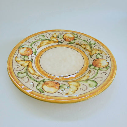 Vietri Affresco Dinner Plate, Made in Italy