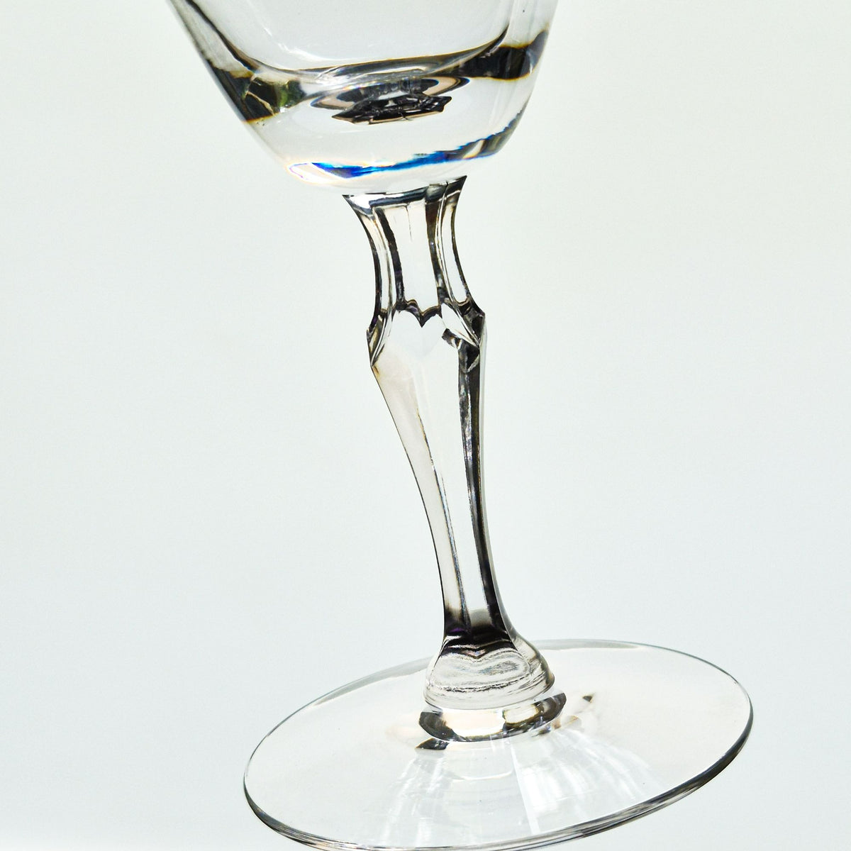 Fostoria "Engagement" Goblet Set, Platinum Trim, c1960-82 USA