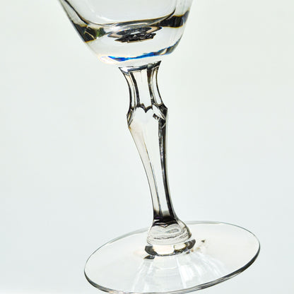 Fostoria "Engagement" Goblet Set, Platinum Trim, c1960-82 USA