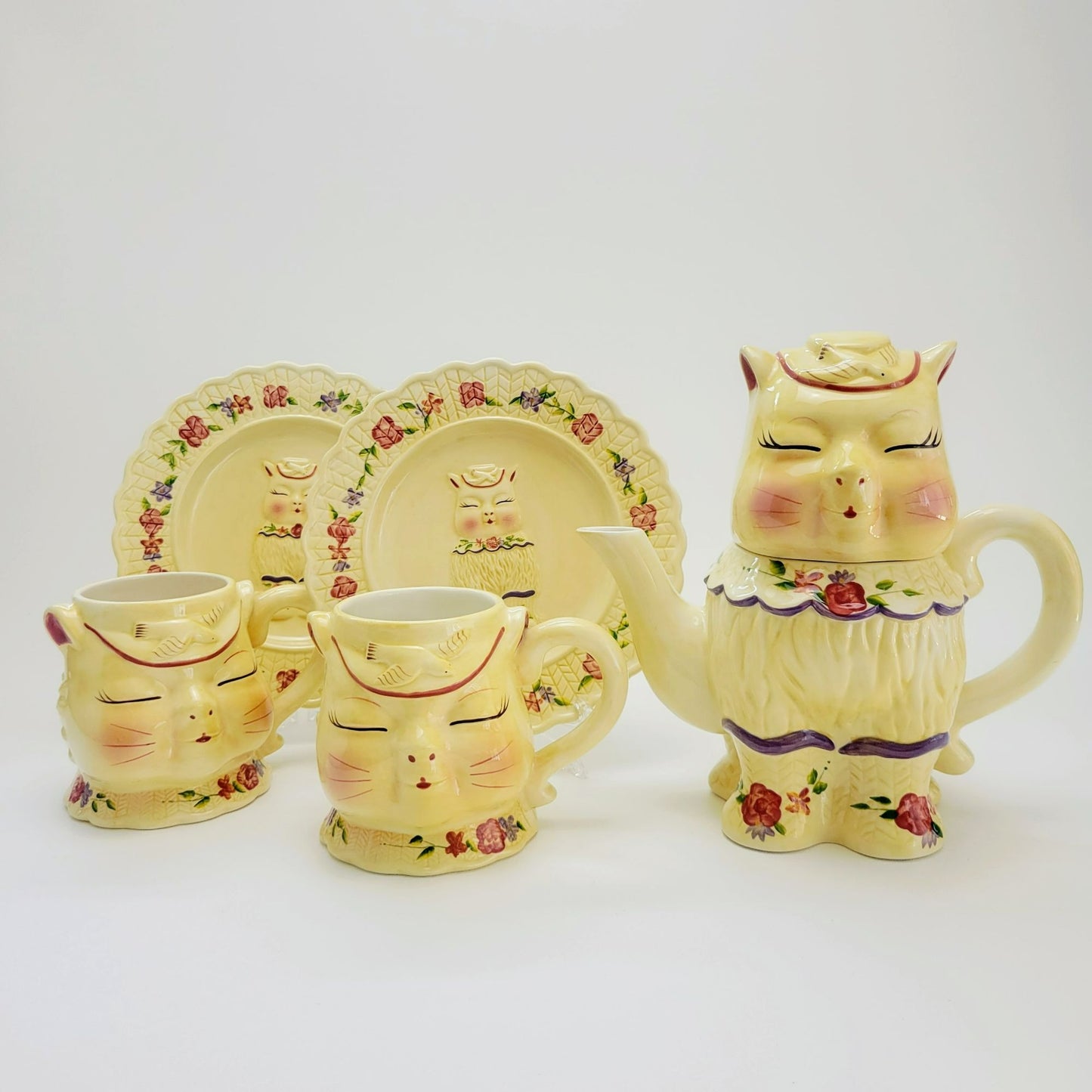 Jonal Tea Time Classics, Puss N Boots Ceramic Tea Set