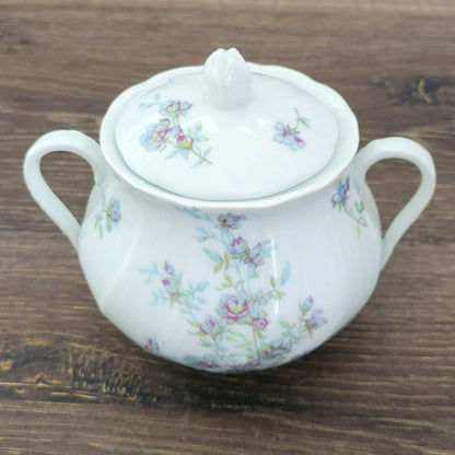 Bernardaud Limoges Gabrielle Sugar Bowl & Lid, Made in France