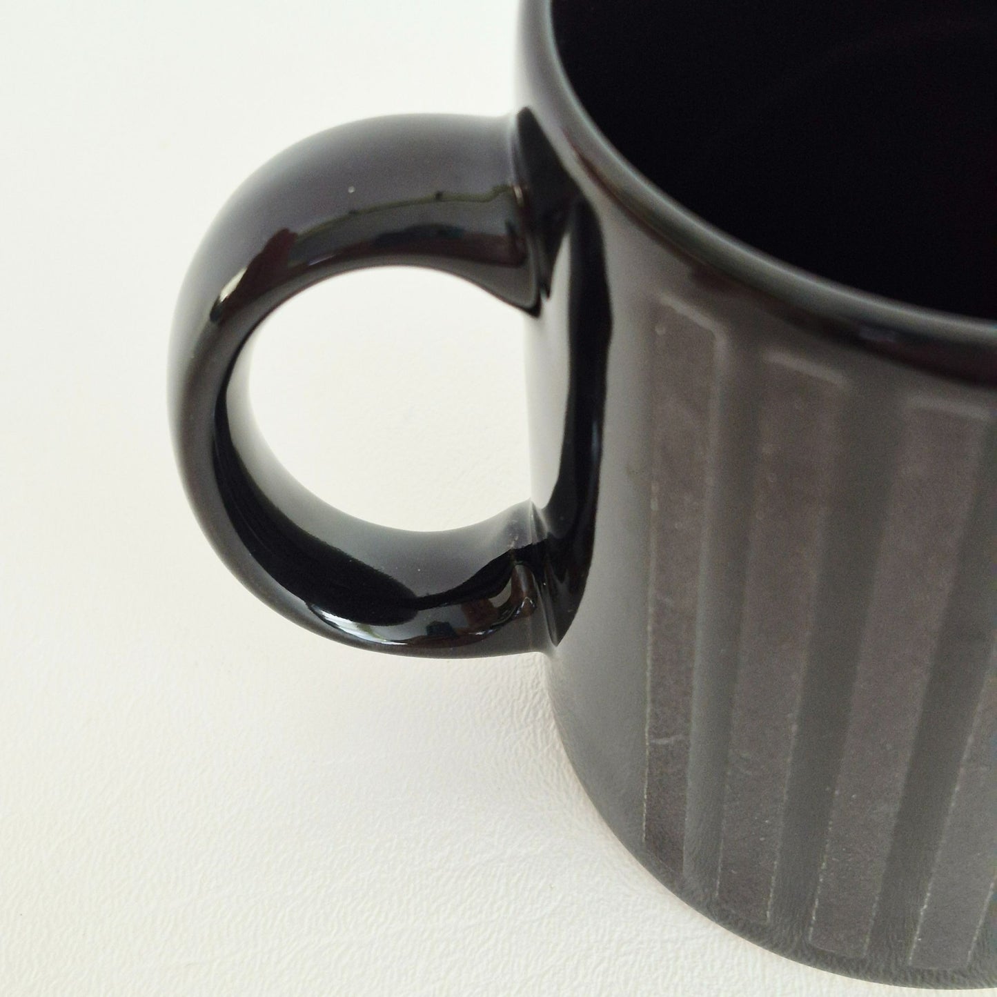 Waechtersbach Black Striped Coffee Mug, Made in Spain