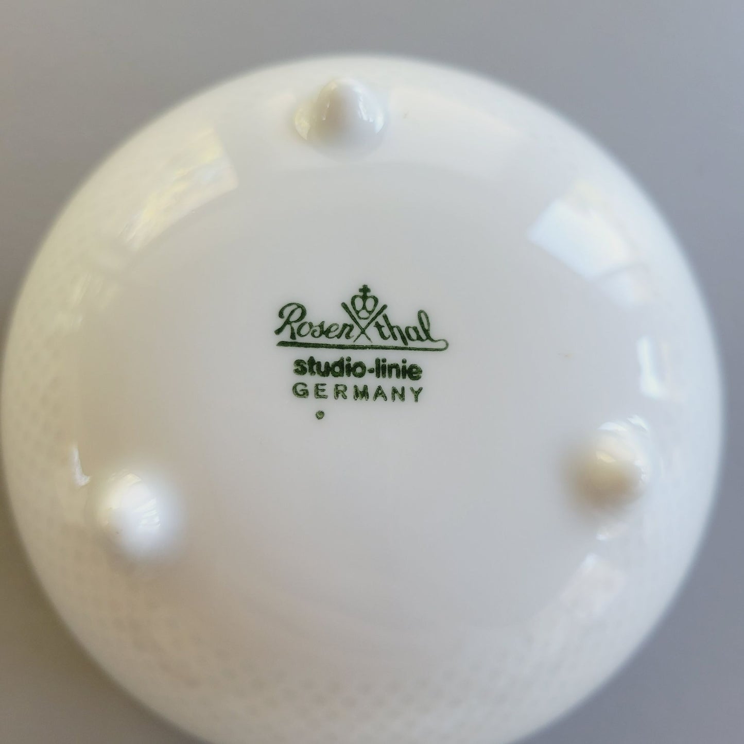 Rosenthal Studio Line Century White Dessert Bowl, by Artist Tapio Wikkala, c.1979-1980Germany