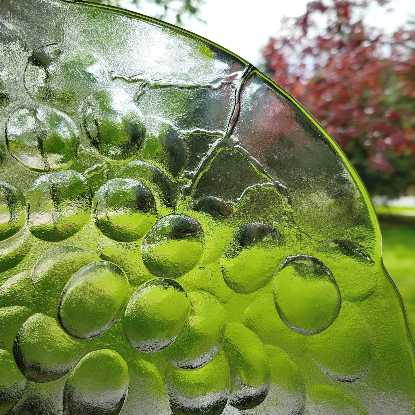 Kosta Boda Grape Shallow 13" Bowl, c.1980s, Made in Sweden