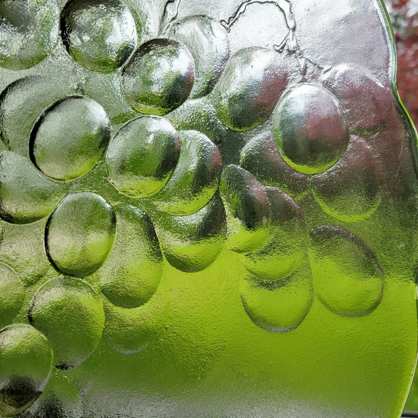 Kosta Boda Grape Shallow 13" Bowl, c.1980s, Made in Sweden