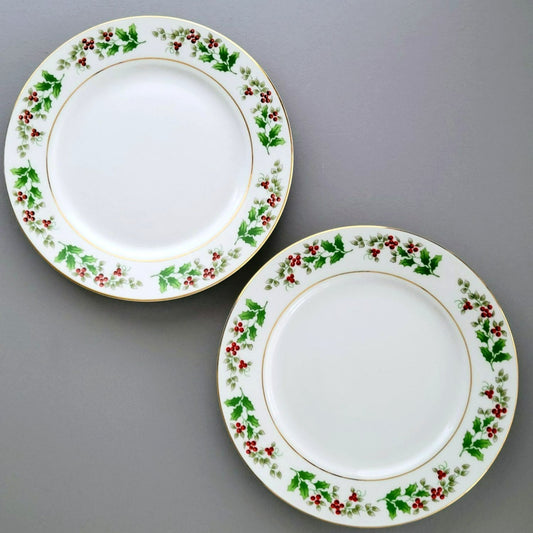 Gibson "Christmas Harmony" Salad Plate, Set of 2