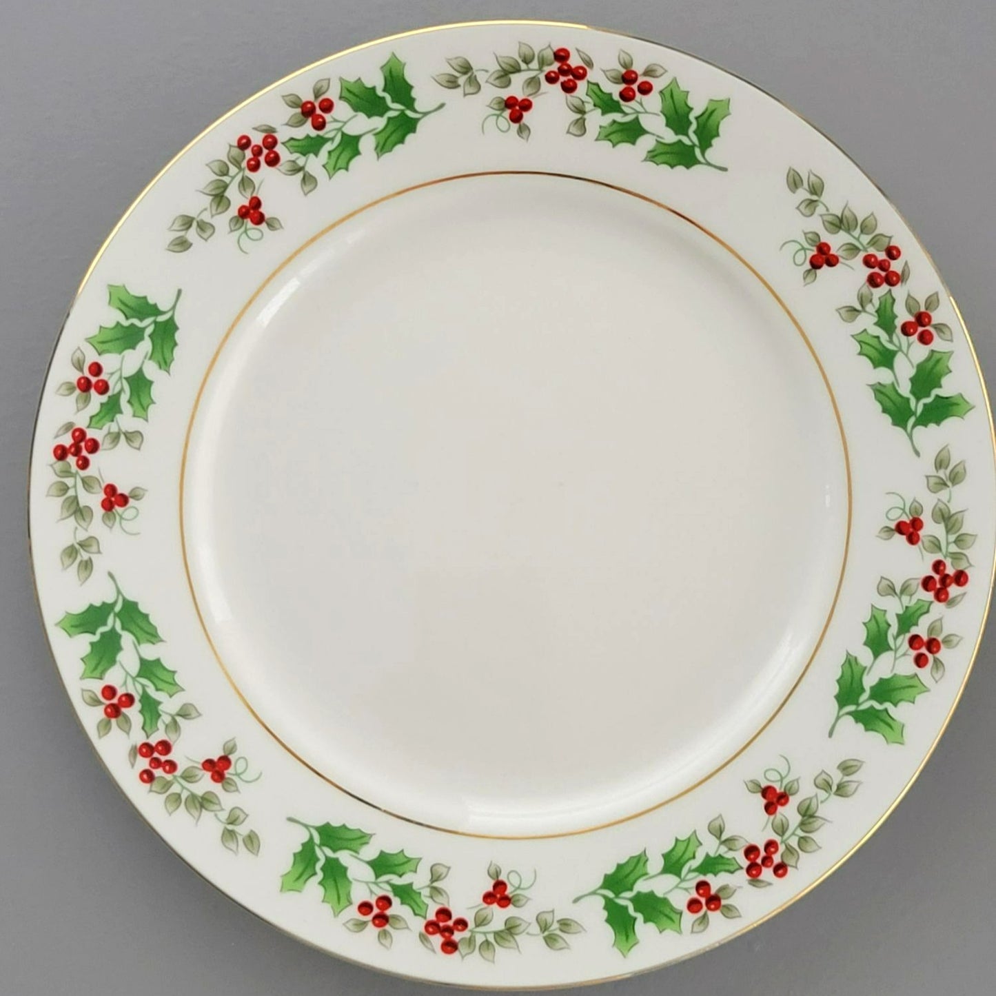 Gibson "Christmas Harmony" Salad Plate, Set of 2