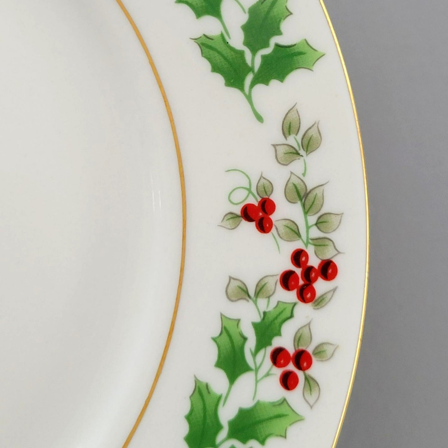 Gibson "Christmas Harmony" Salad Plate, Set of 2
