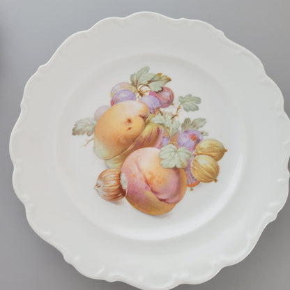 Schumann Fruit Design Salad Plate Set of 2, Embossed Edge, Made in Germany