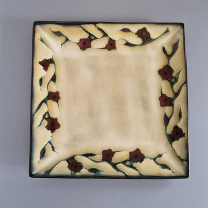 Mikasa "Desert Bloom" Square Dinner Plate, c.2009-13