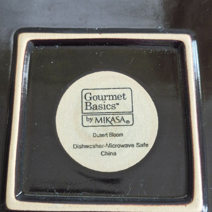 Mikasa "Desert Bloom" Square Dinner Plate, c.2009-13