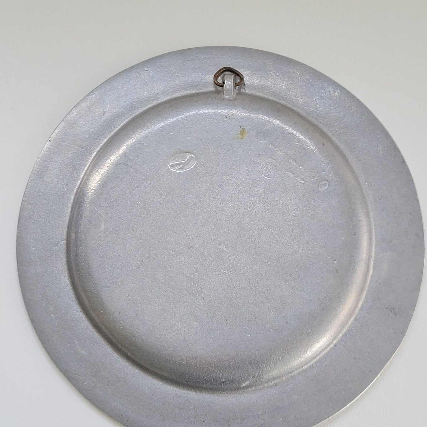 Wilton Ice Skating and Holly Pewter 1981 Annual Plate