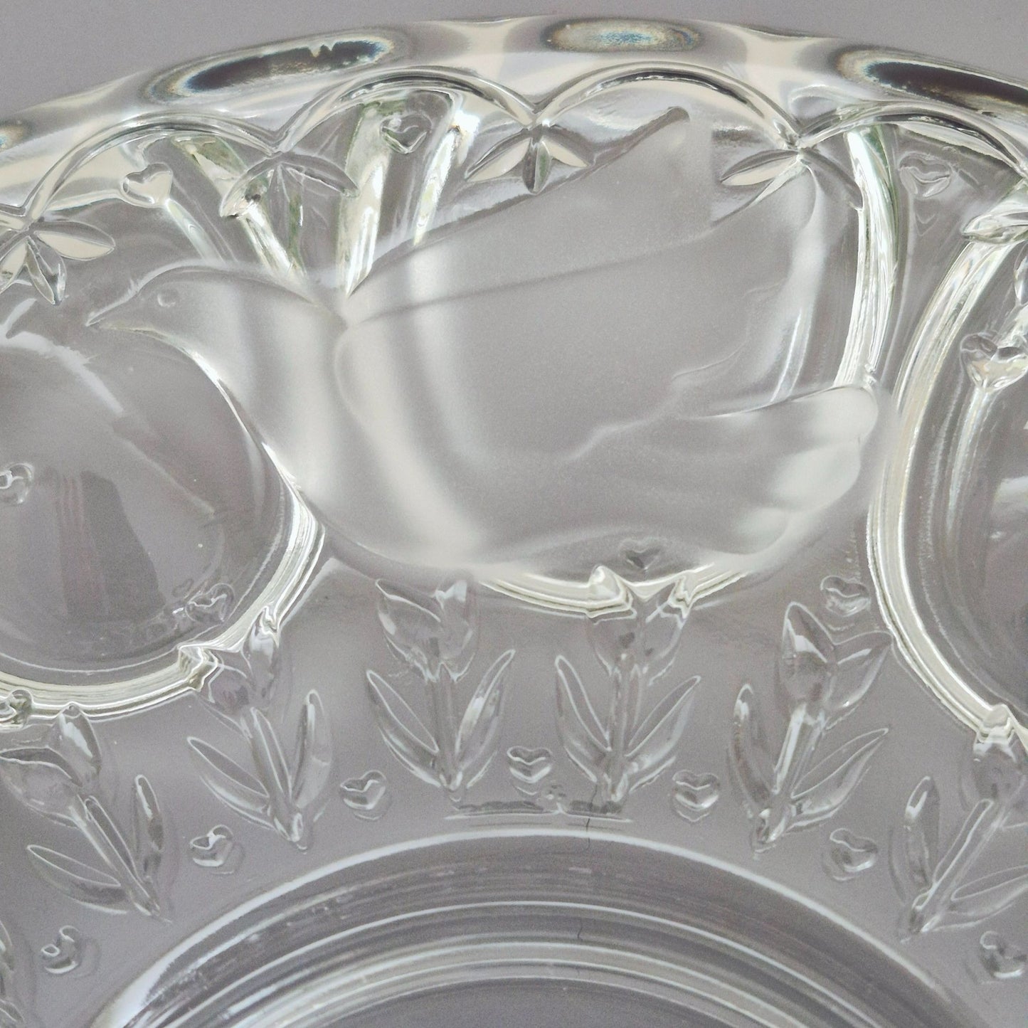 Indiana Glass Spring Time Deviled Egg Tray, USA Made