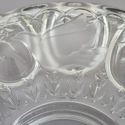 Indiana Glass Spring Time Deviled Egg Tray, USA Made