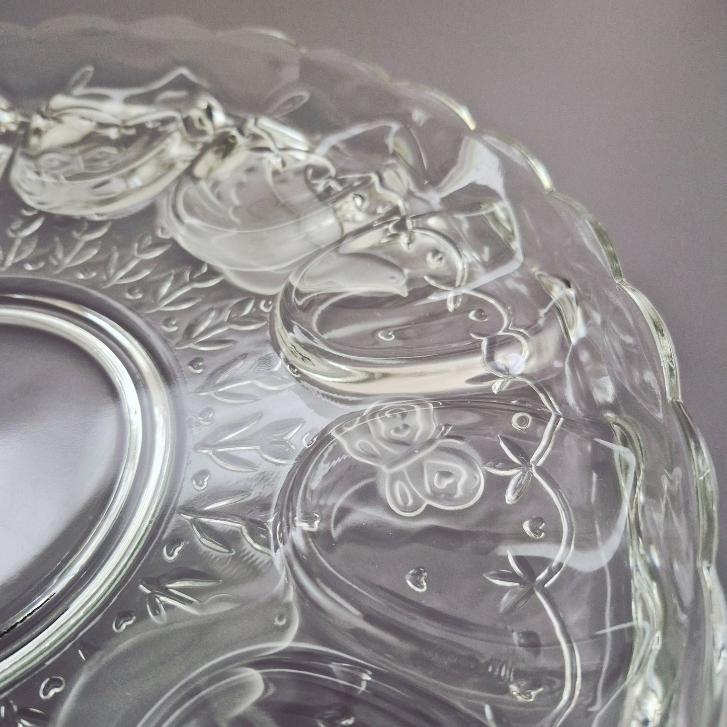 Indiana Glass Spring Time Deviled Egg Tray, USA Made