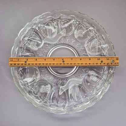 Indiana Glass Spring Time Deviled Egg Tray, USA Made