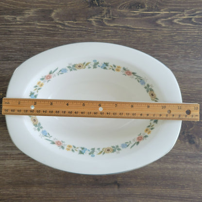Royal Doulton Pastorale 11" Oval Serving Bowl, c.1970-90 England
