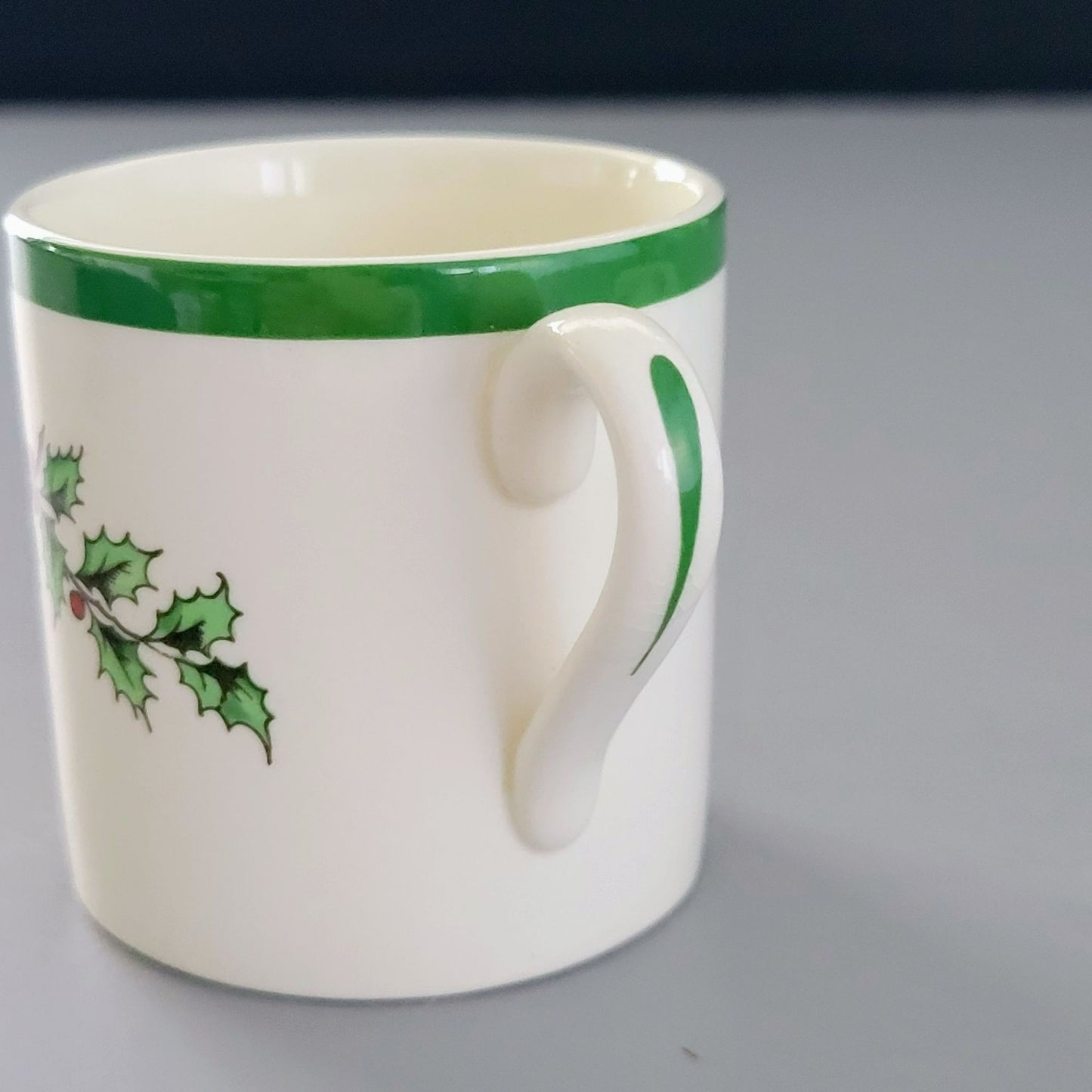 Spode Christmas Tree Demitasse Cup & Saucer Set, Made in England