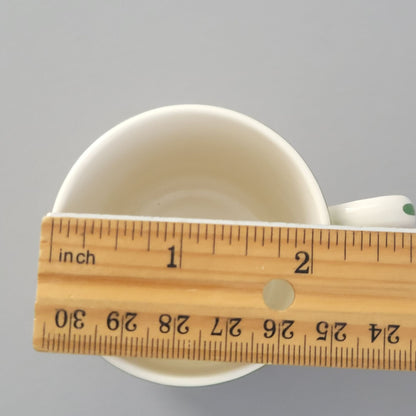 Spode Christmas Tree Demitasse Cup & Saucer Set, Made in England