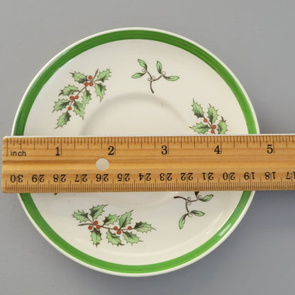 Spode Christmas Tree Demitasse Cup & Saucer Set, Made in England