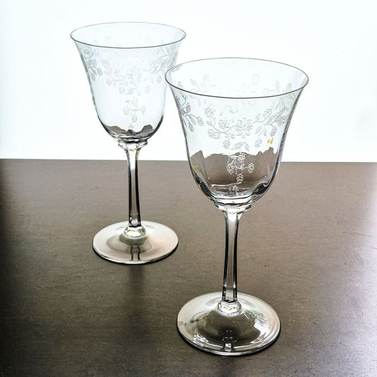 Lenox "Castle Garden" Goblet Set, c.1975-92 USA