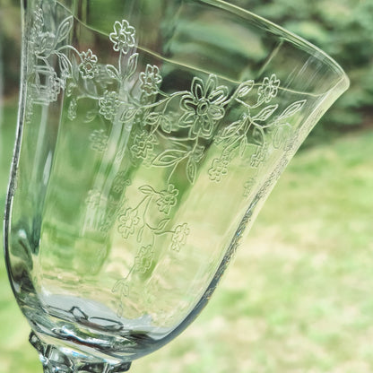 Lenox "Castle Garden" Goblet Set, c.1975-92 USA